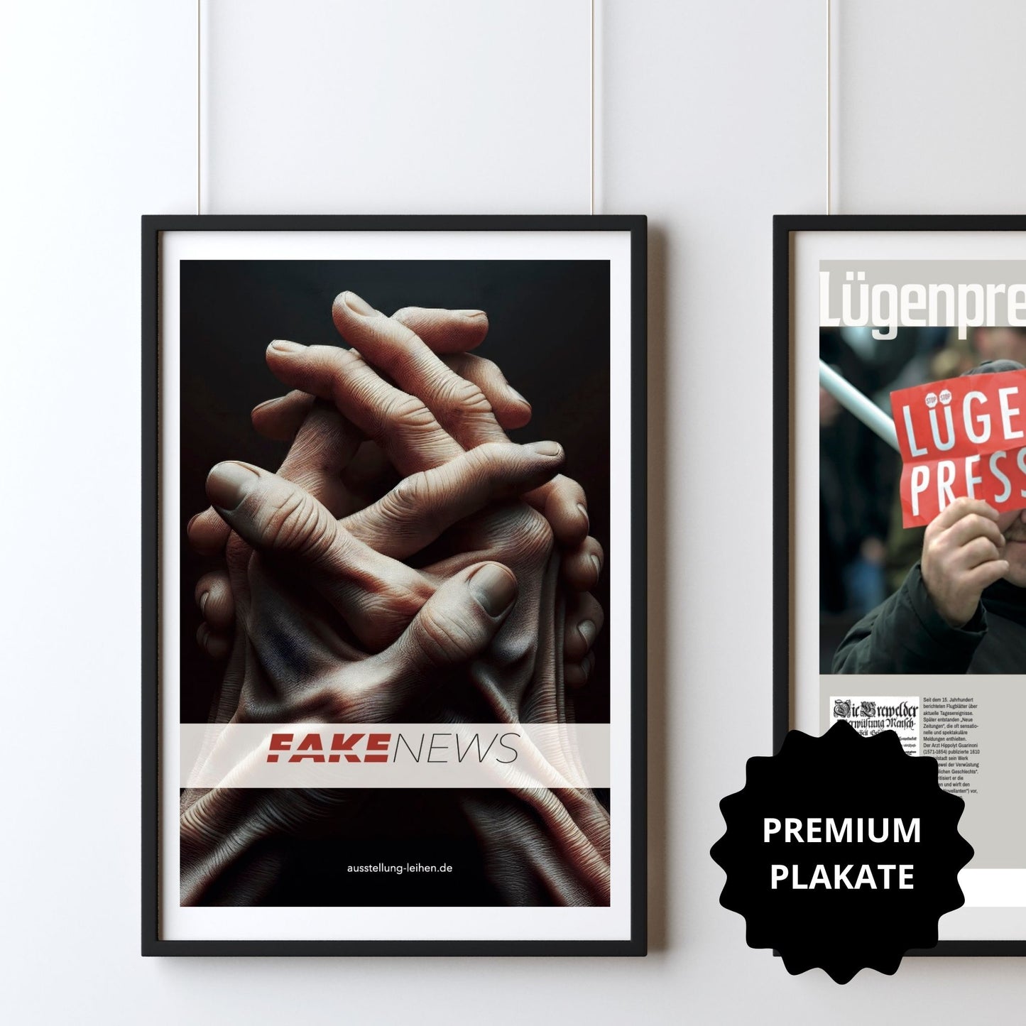 Plakat-Ausstellung "Fake News"
