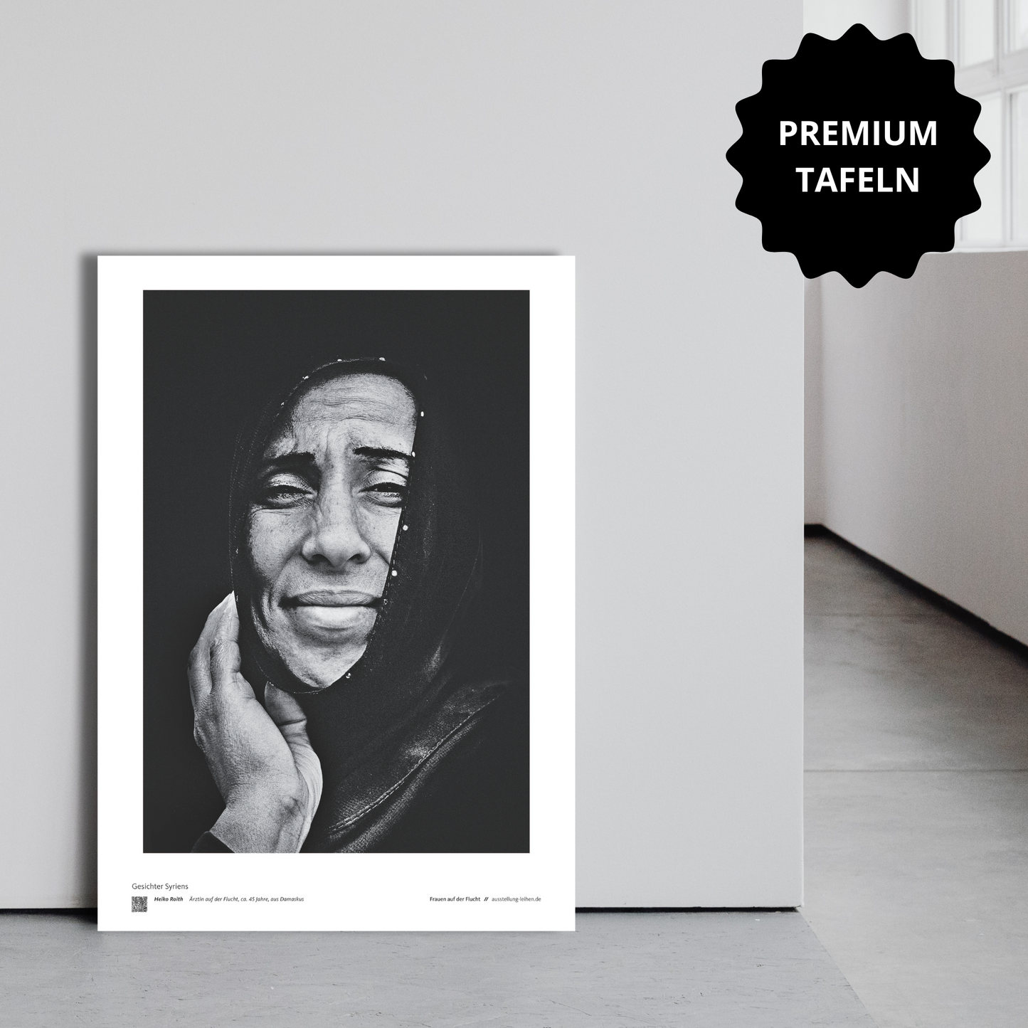 Tafel-Ausstellung "Auf der Flucht: Frauen und Migration"