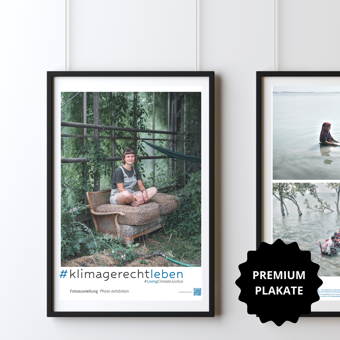 Plakat-Ausstellung "Klimagerecht leben I Living Climate Justice"