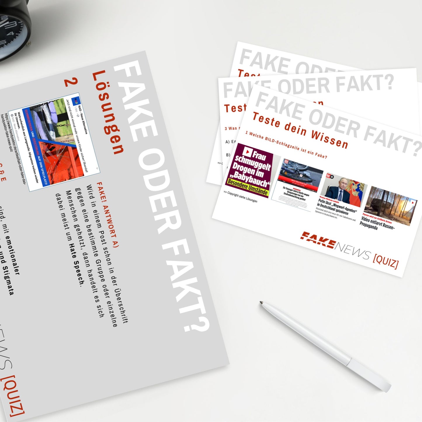 Quiz"Fake oder Fakt"