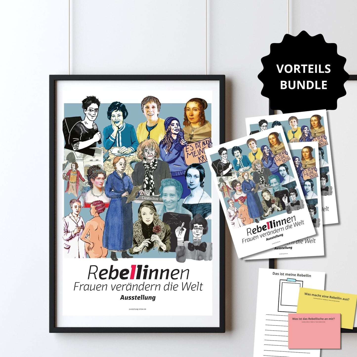 Vorteils-Bundle "Rebellinnen": Ausstellung, Bildbände & Mitmach-Karten