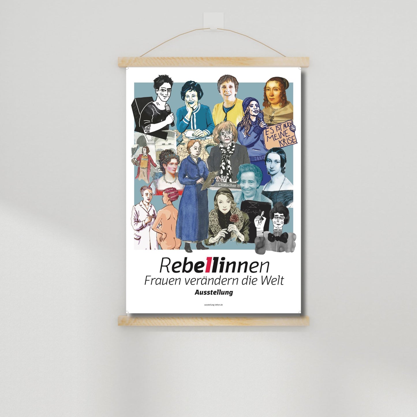 Titel-Plakat "Rebellinnen: Frauen verändern die Welt"
