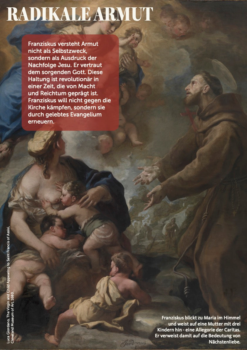Plakat-Ausstellung "Franz von Assisi"