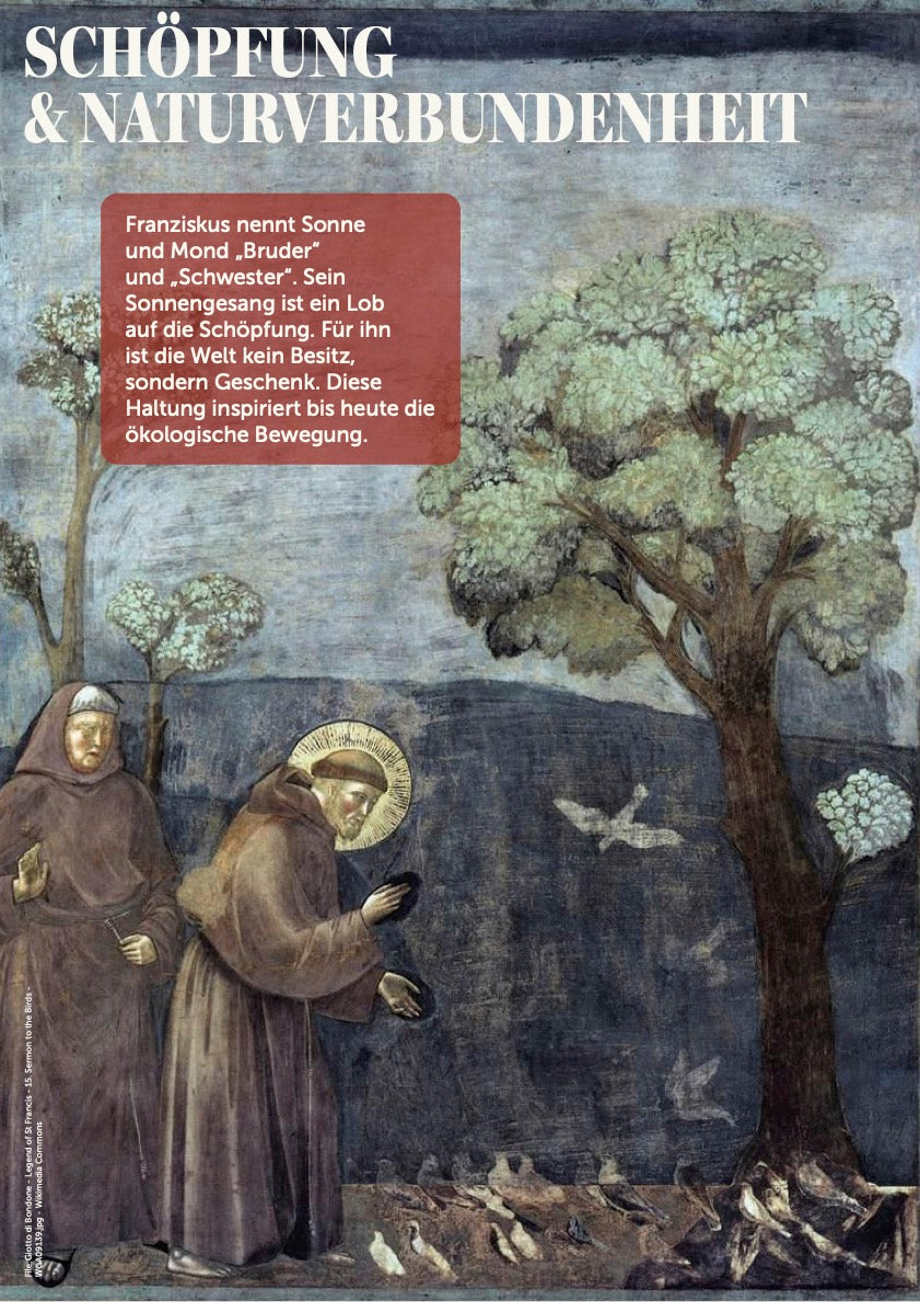 Plakat-Ausstellung "Franz von Assisi"