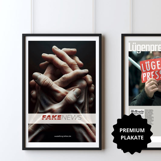 Plakat-Ausstellung "Fake News"