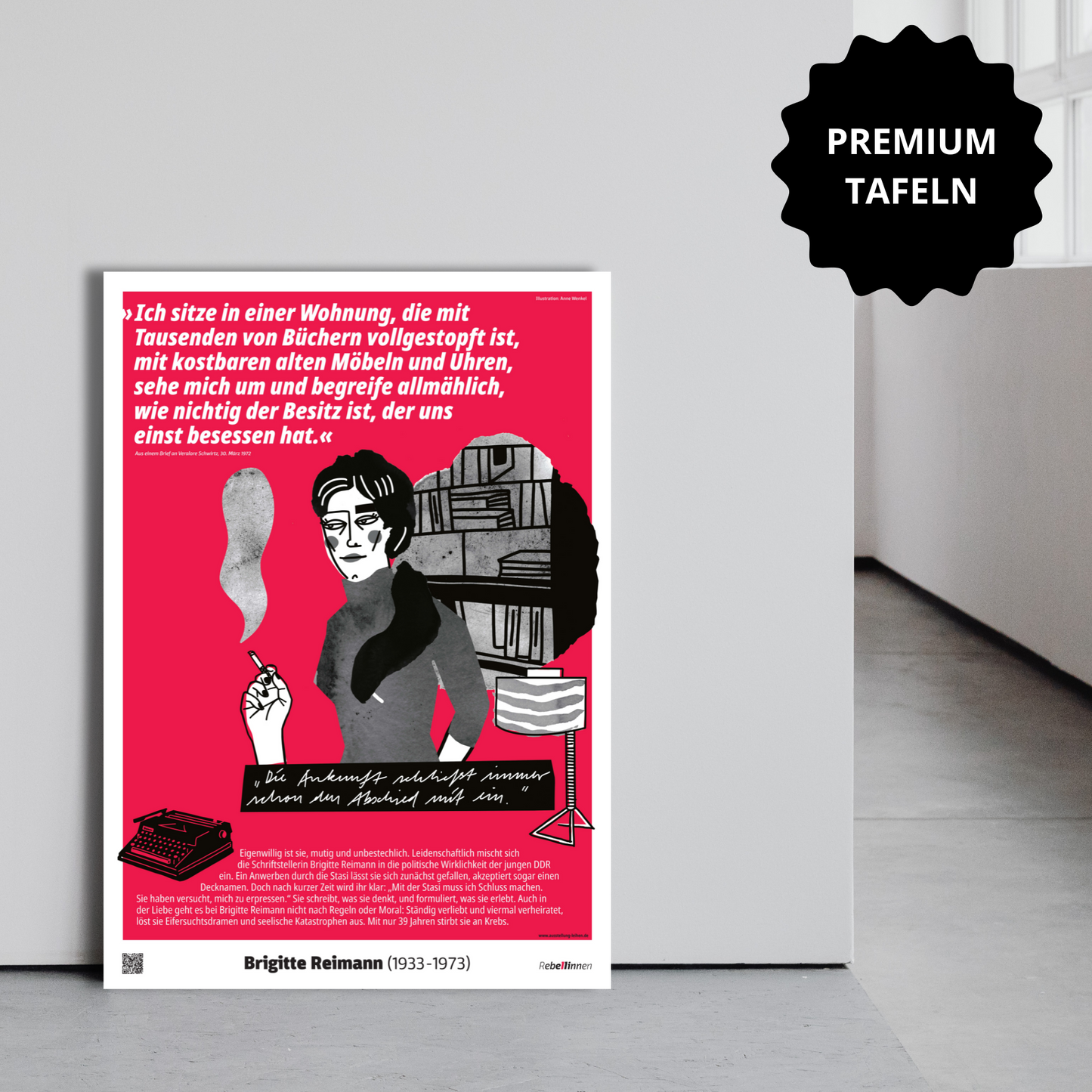Tafel-Ausstellung "Rebellinnen"