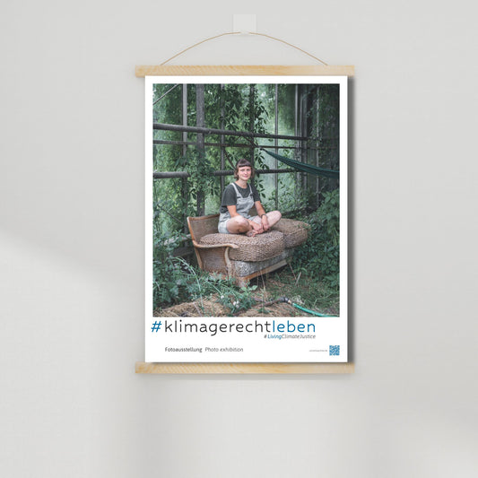 Titel-Plakat ''Klimagerecht leben"