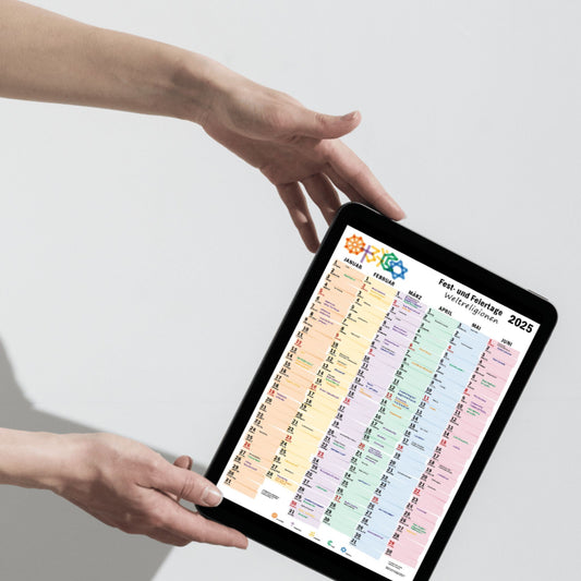 Digitaler Weltreligionenkalender 2025