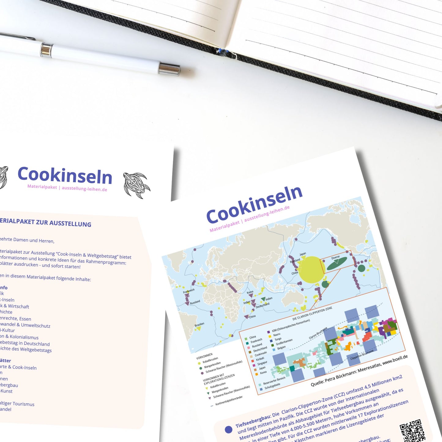 Materialpaket Cook-Inseln